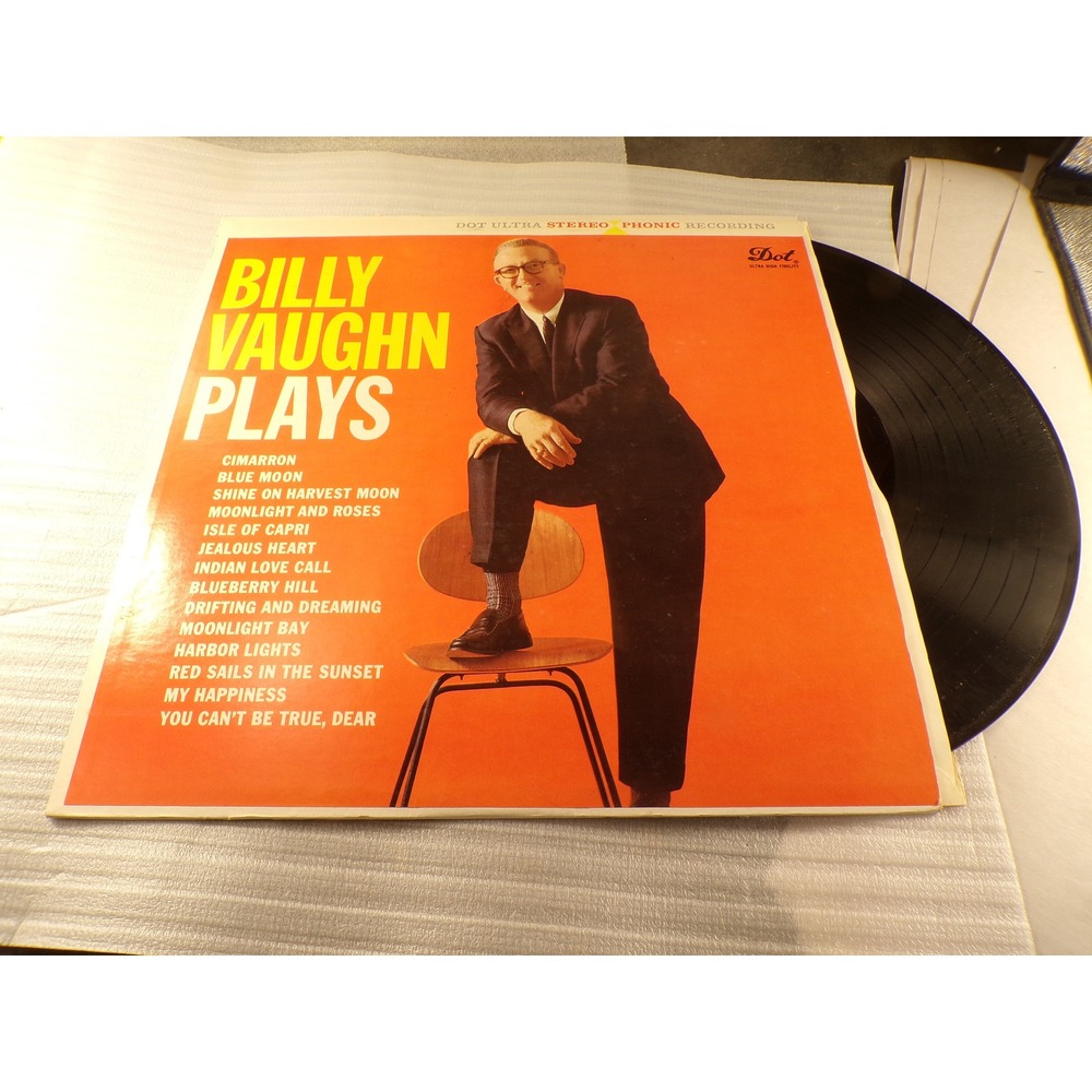 Billy Vaughn Plays Vinyl LP Dot Records Ultra Stereo Phonic DLP 25164 1959